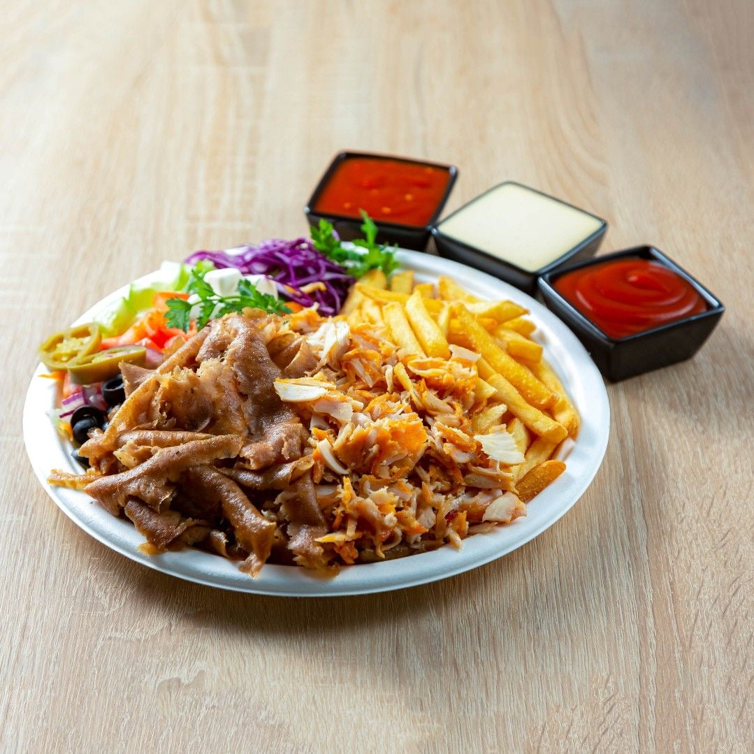 Piatto Kebab a Pescara | Carne Fresca, Verdure e Salse